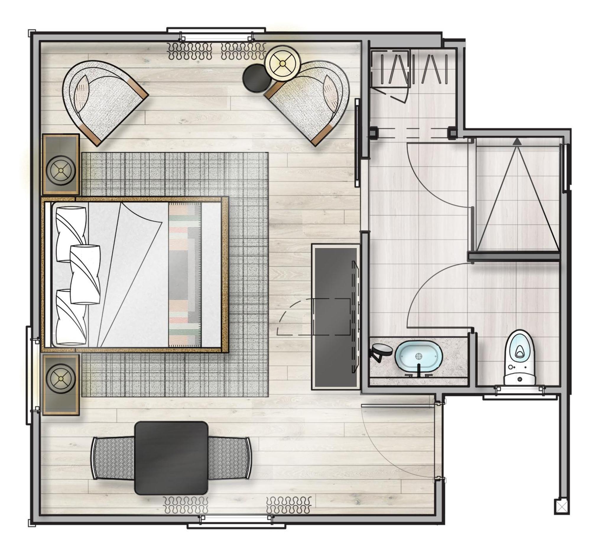 Standard King Guestroom