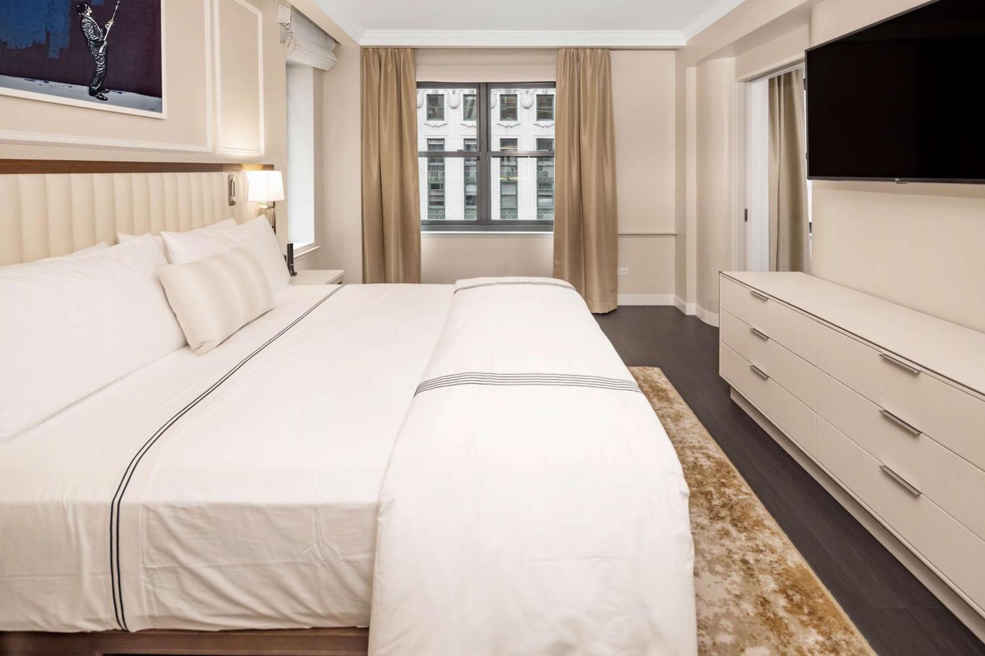Premier Suite mit 1 Schlafzimmer mit Kingsize-Bett sowie Schlafsofa