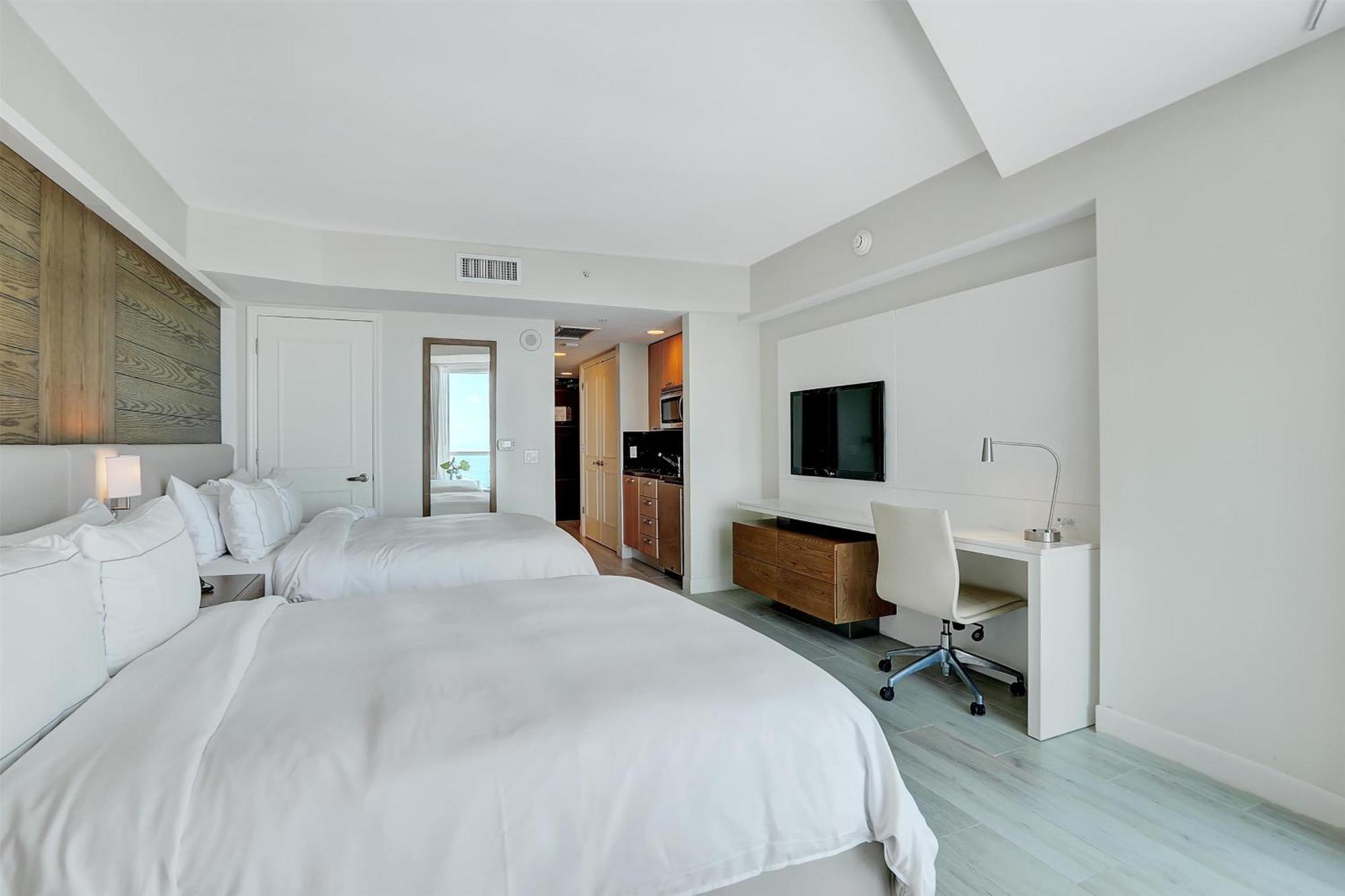 Junior Queen Suite Two Queen Beds Ocean View