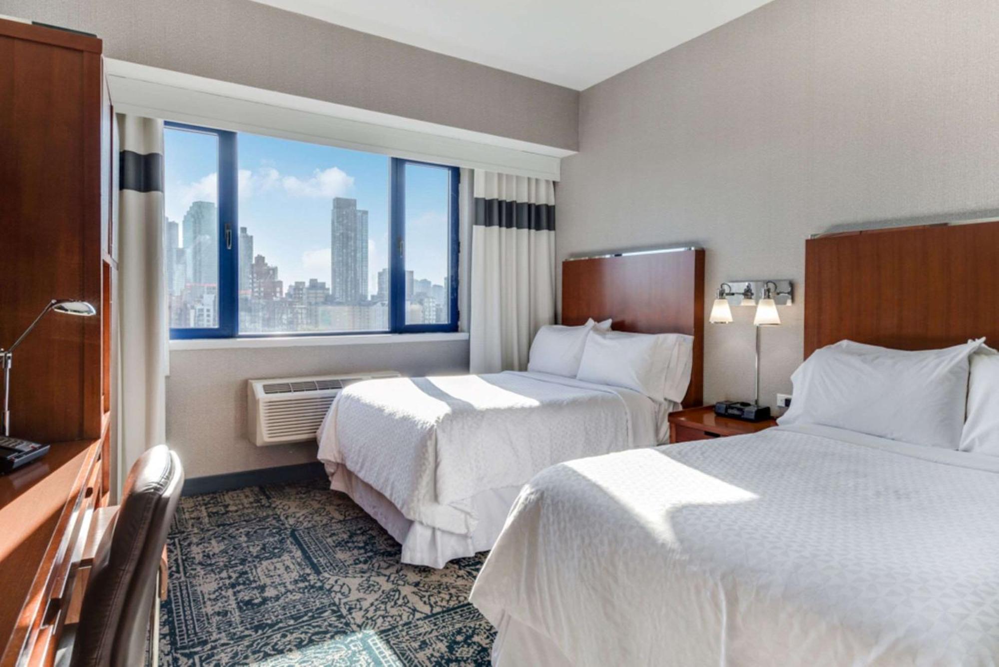 Double Room Two Double Beds Work Desk Non-Smoking