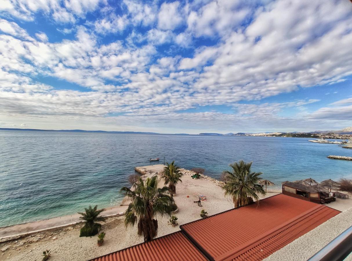 Chambre Quadruple de Luxe avec Balcon et Vue sur la Mer