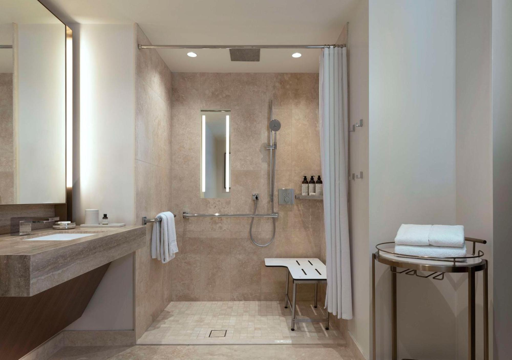 King Room Accessible Shower Tub