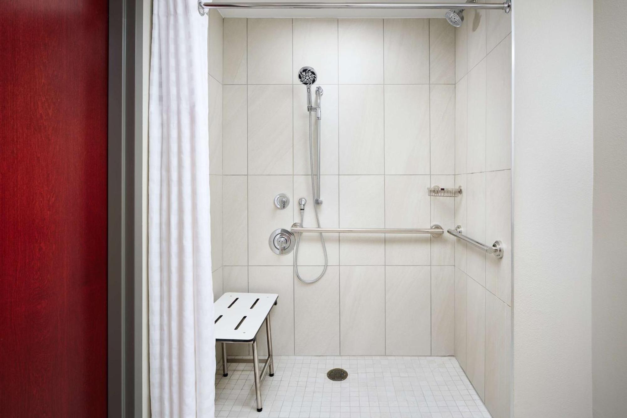 Suite Two Queen Beds Roll Shower Mobility or Hearing Access