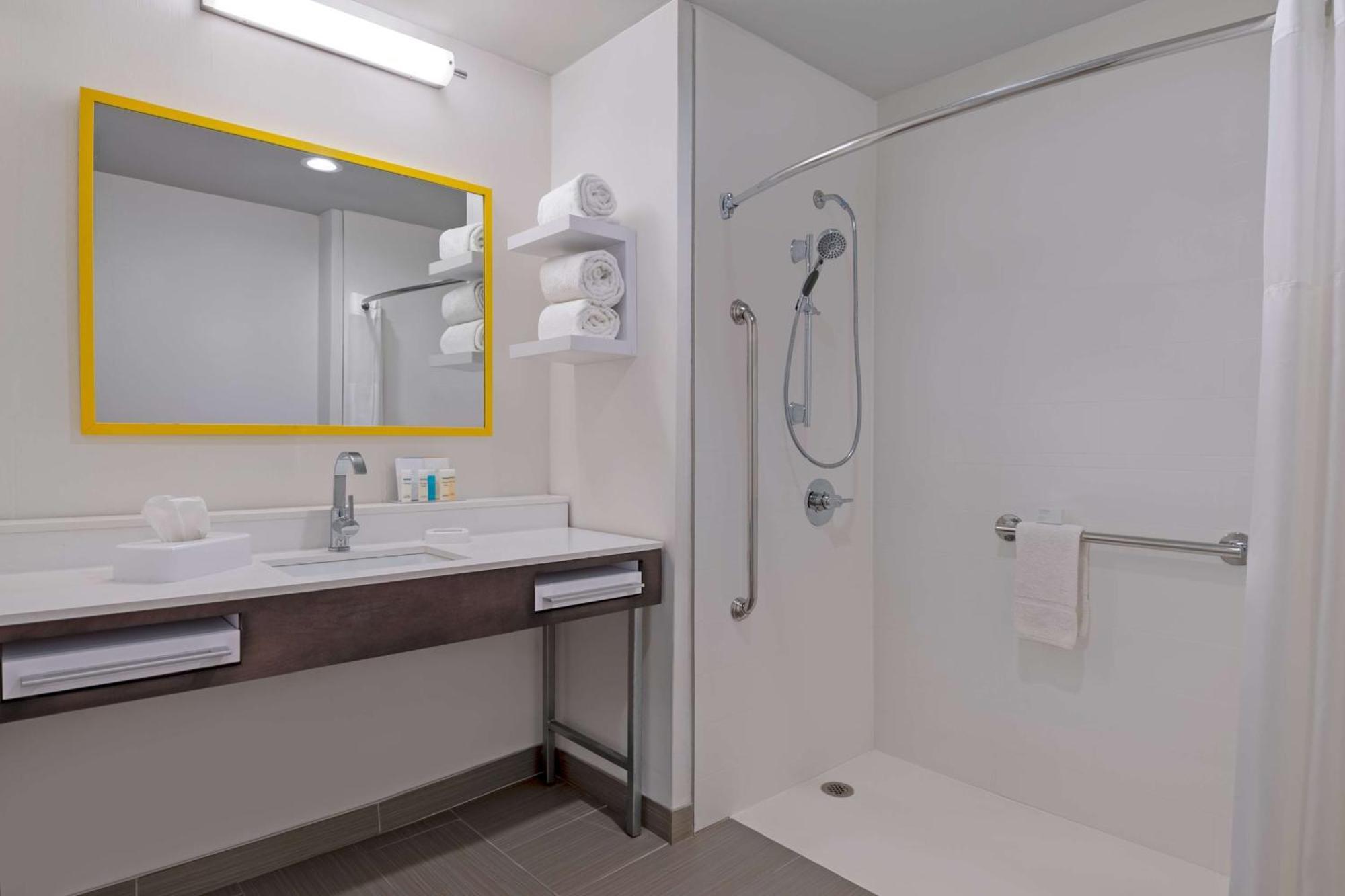 King Studio with Roll-In Shower - Mobility Access/Non-Smoking