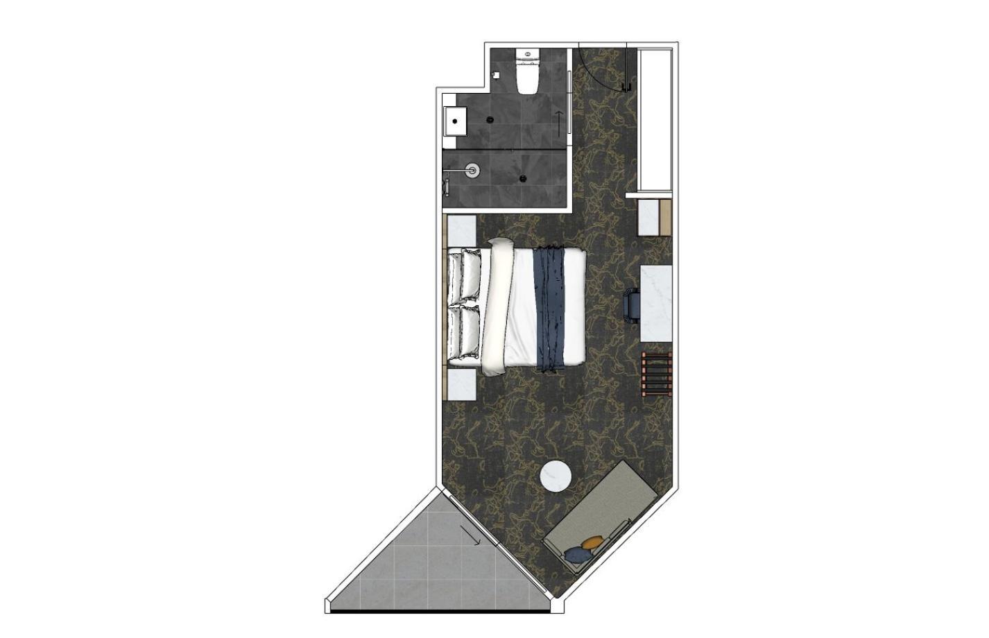 Deluxe King Room with Balcony