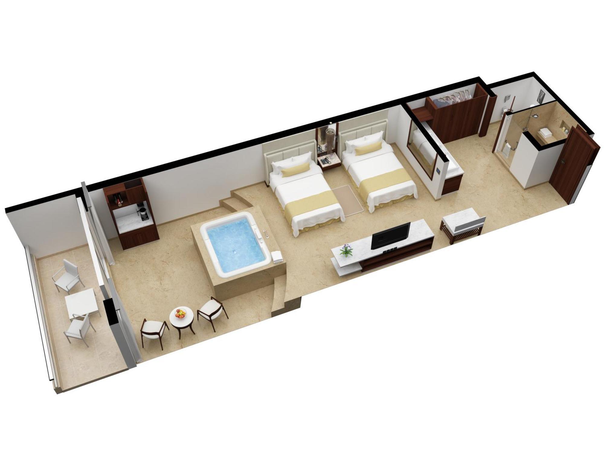 Superior Junior Suite Ocean View Double Bed