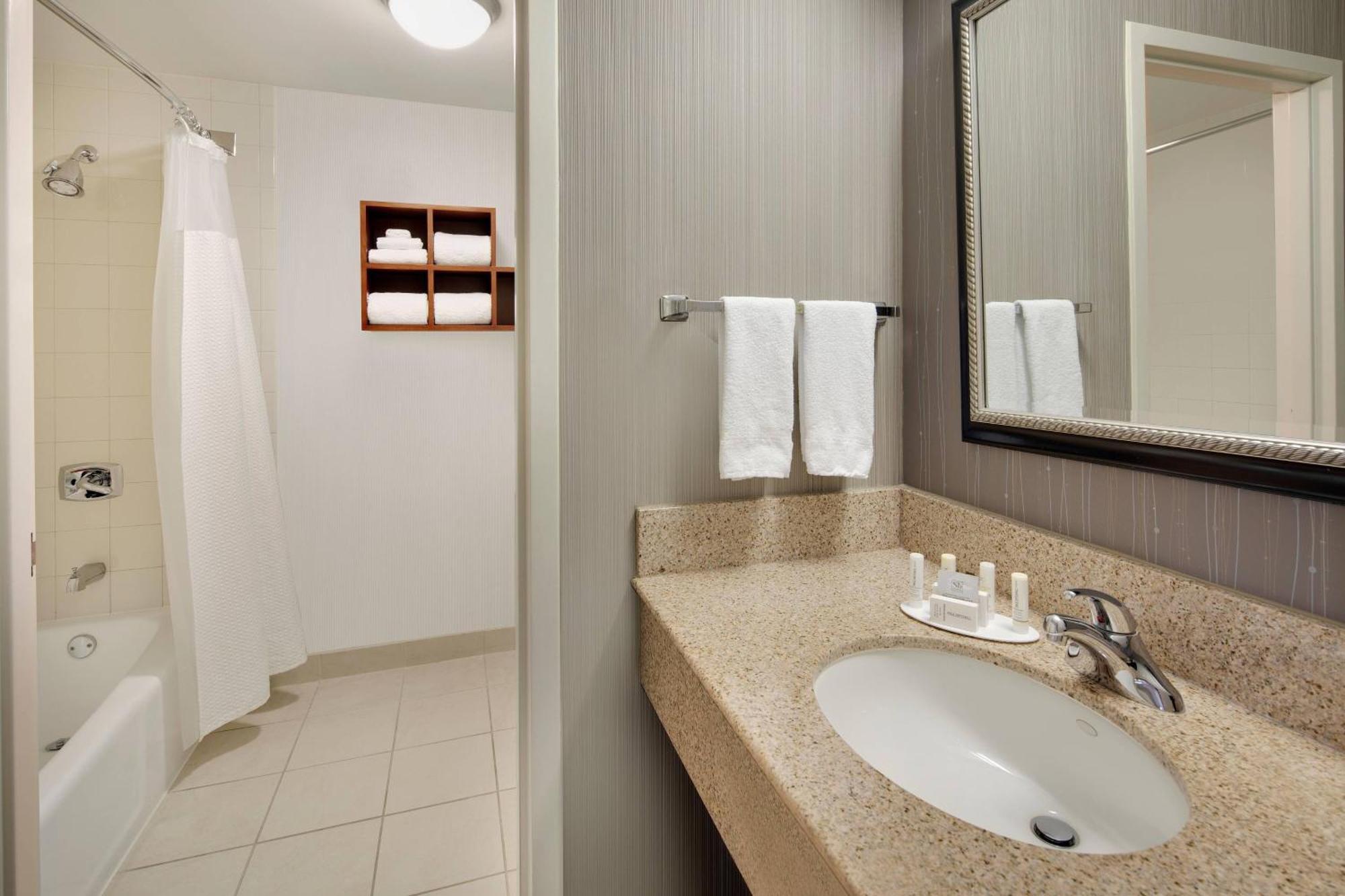 King Room with Sitting Area, Roll-In Shower and Sofa Bed - Mobility Access/Hearing Accessible