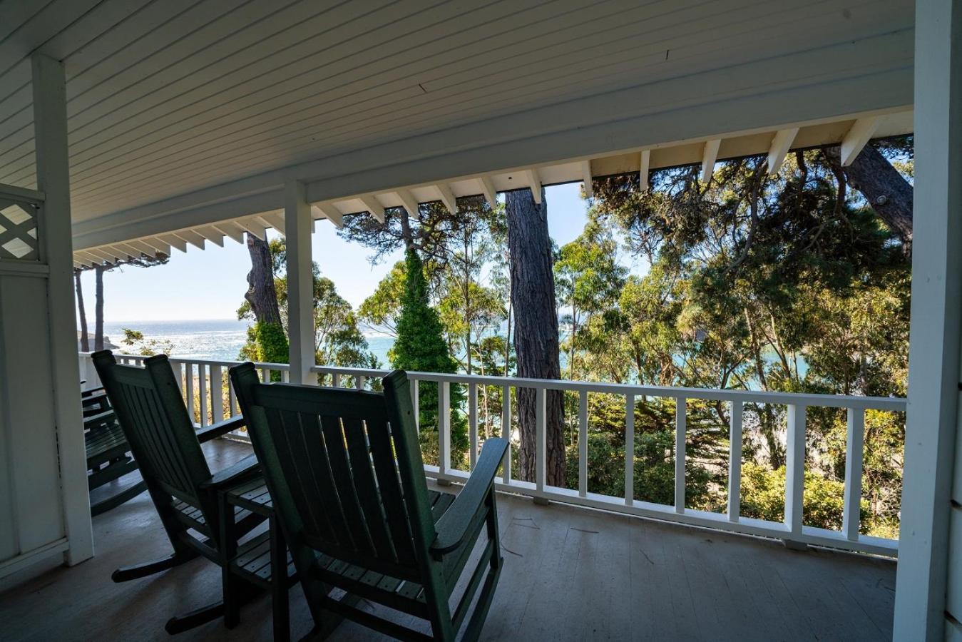 King Room Fireplace Filtered Ocean View