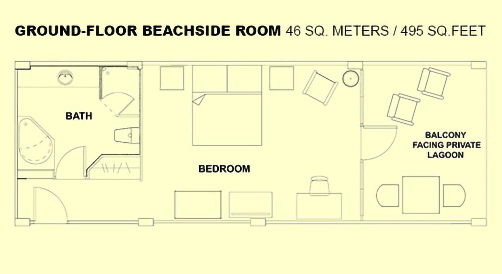 Ground-Floor Beachside Room