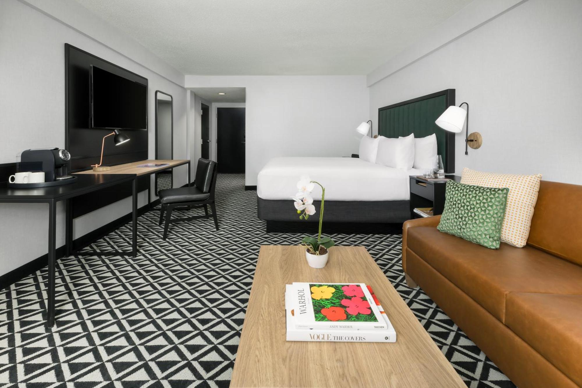 Queen Bed Interior Accessible Roll Shower