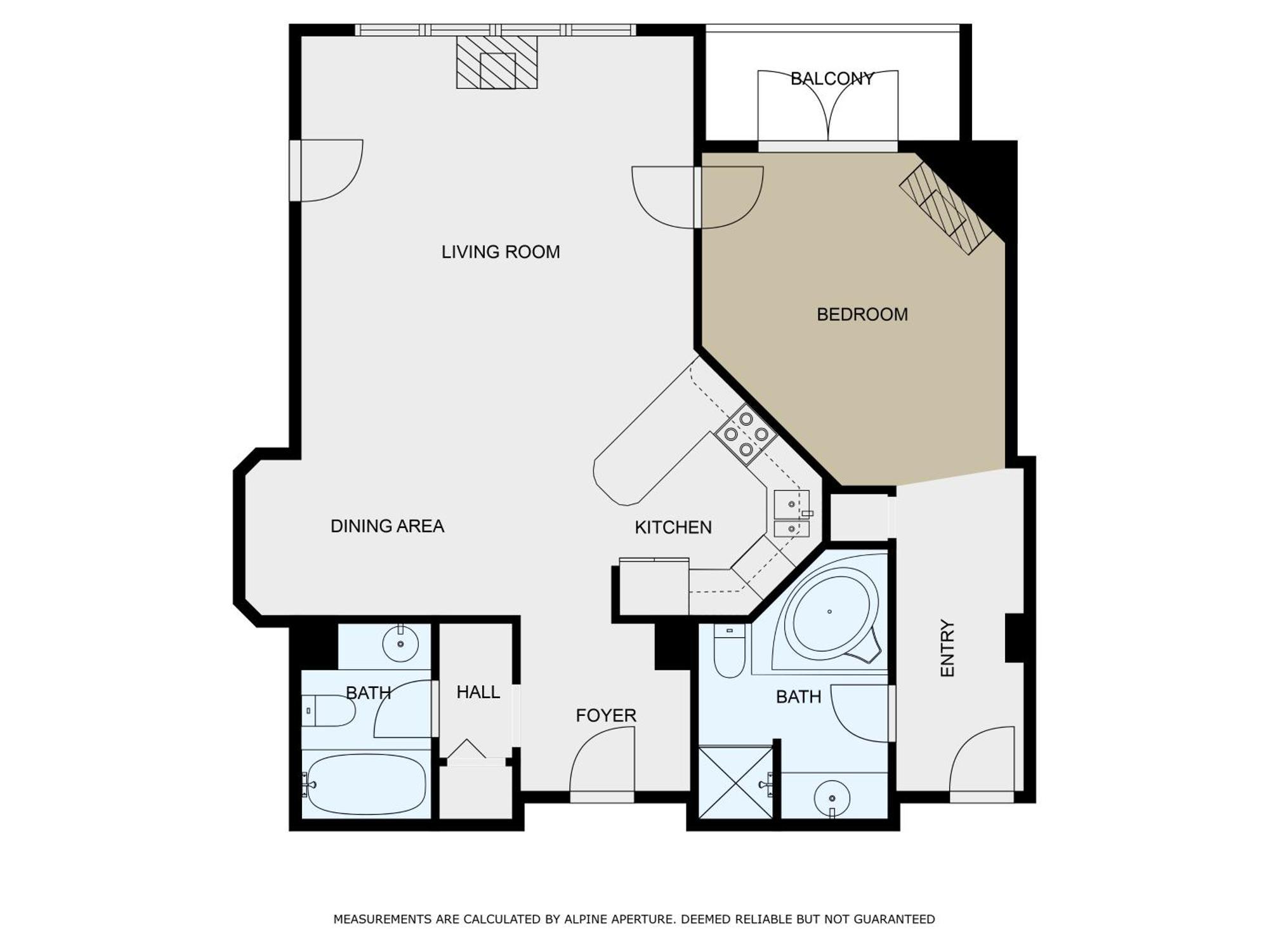 Deluxe One-Bedroom Apartment
