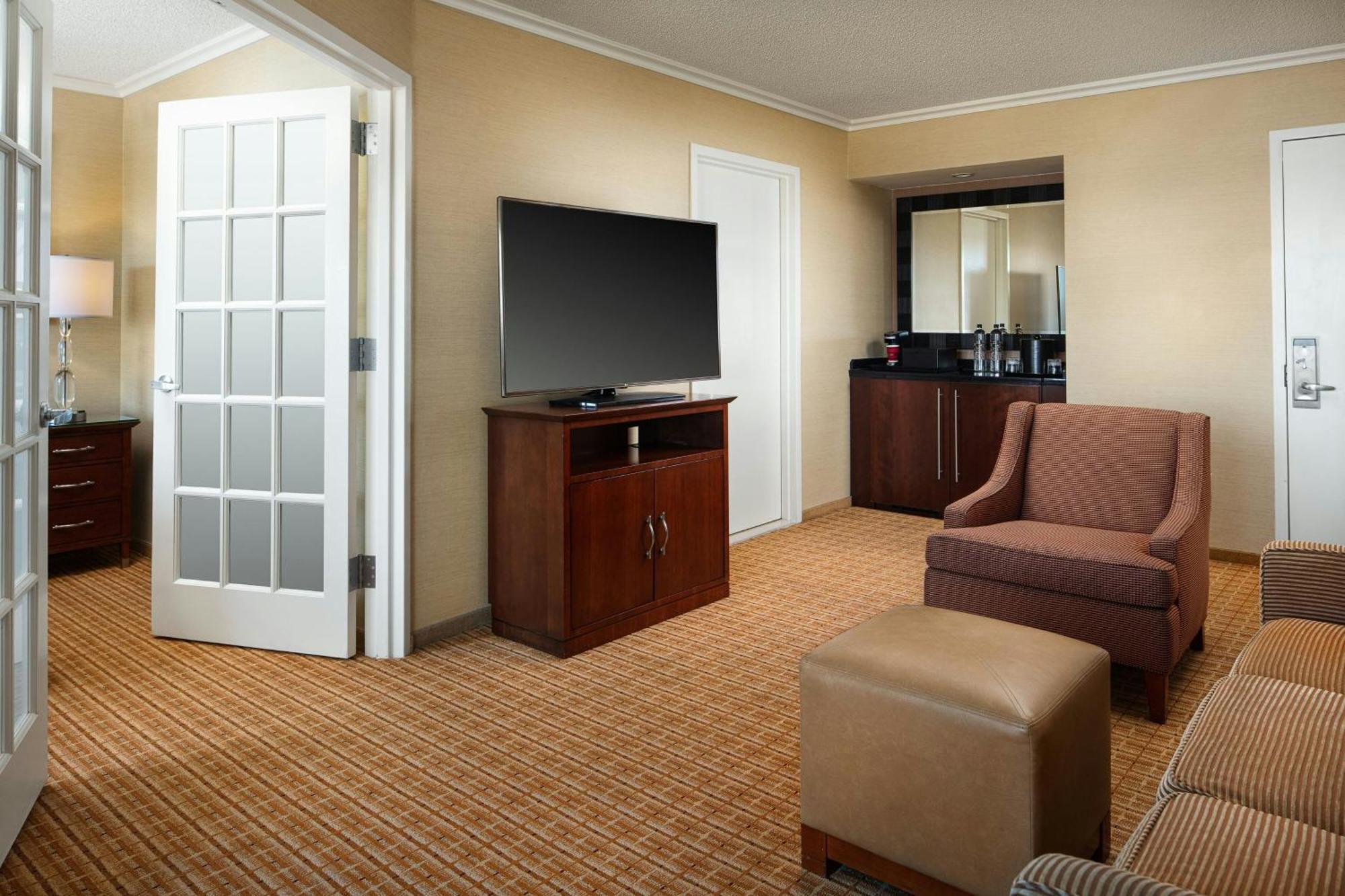 One-Bedroom Suite Sofa Bed Partial Bay View