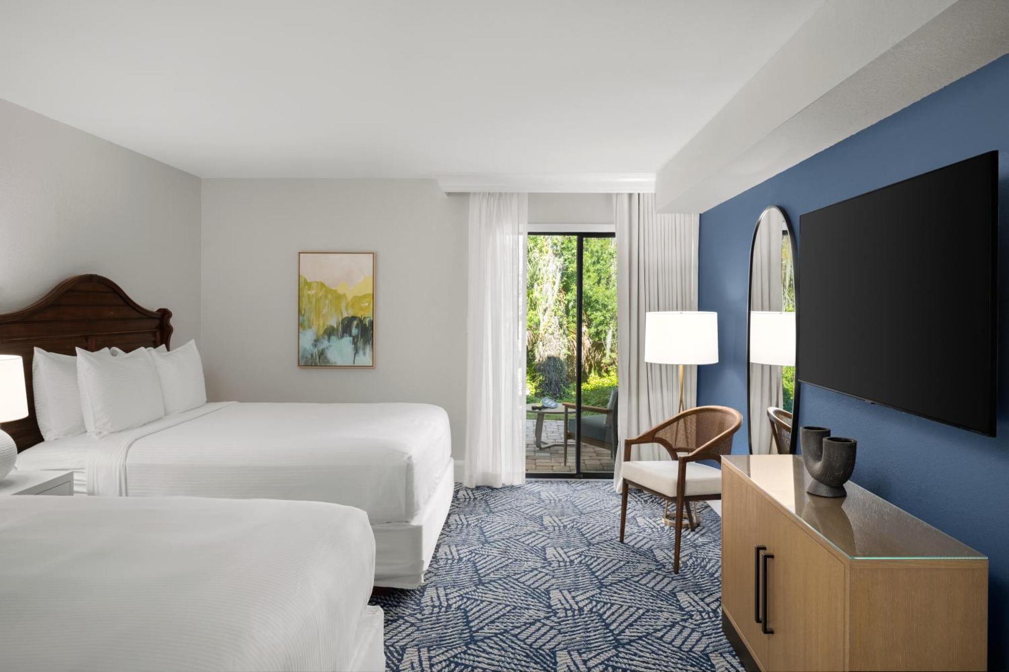 Renovated Deluxe Guest Room Two Double Beds