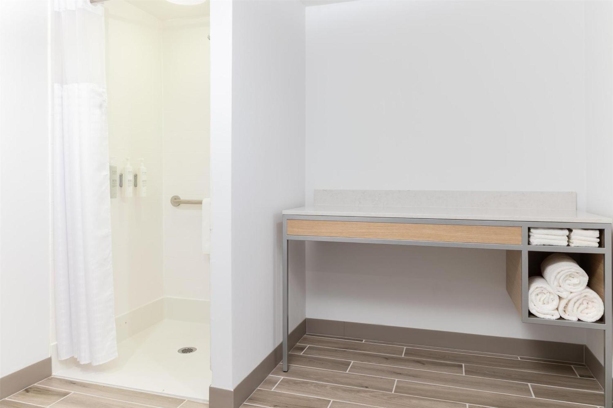 King Suite Roll Shower Mobility or Hearing Accessible