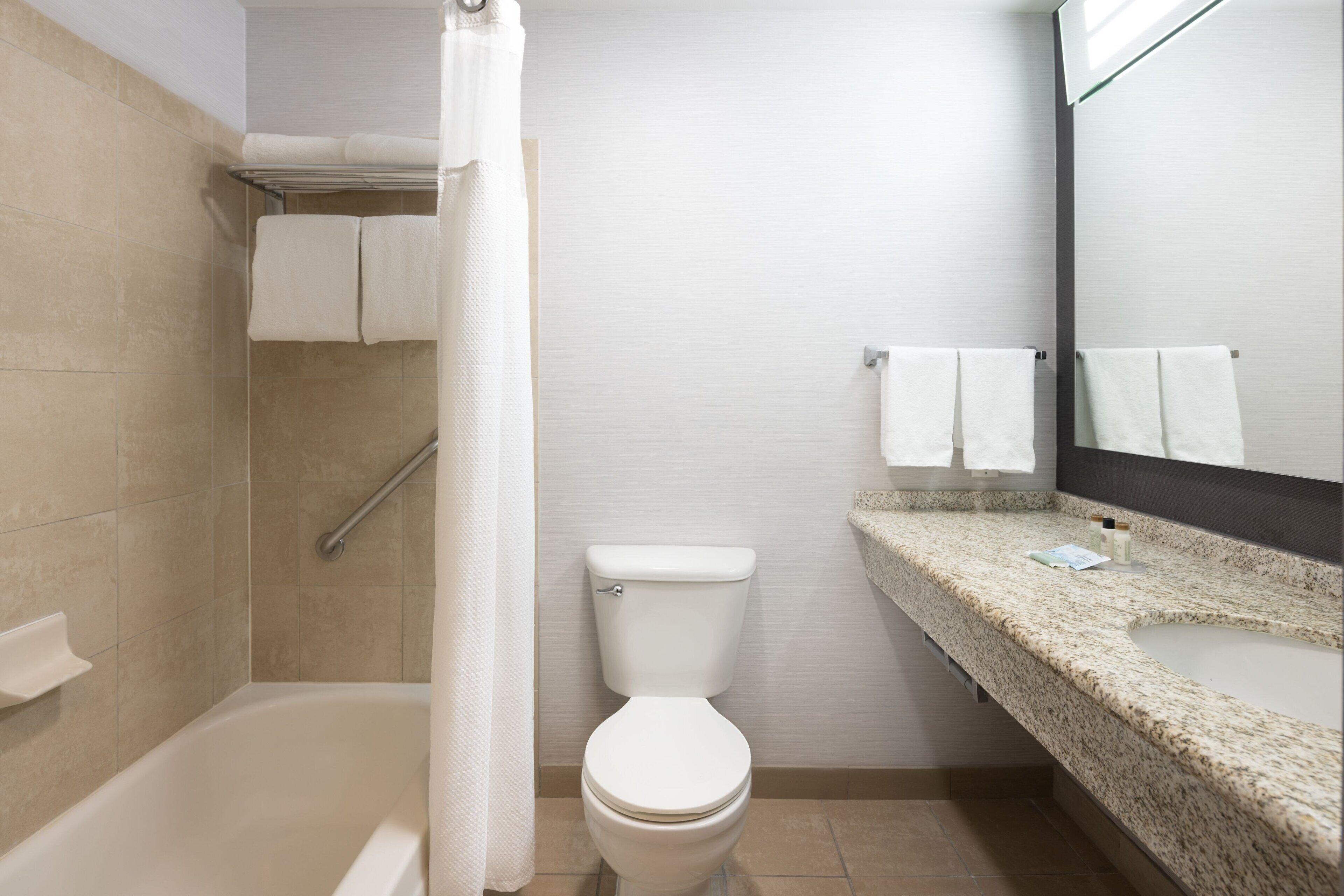 One-Bedroom Queen Suite Two Queen Beds Bathtub Sofa Bed Mobility Access or Hearing Accessible