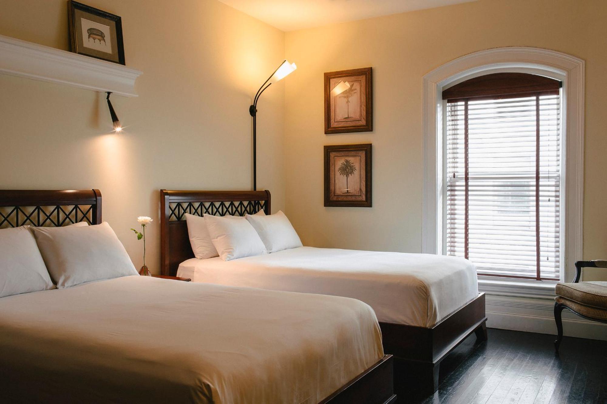 Classic Two Double Beds Room
