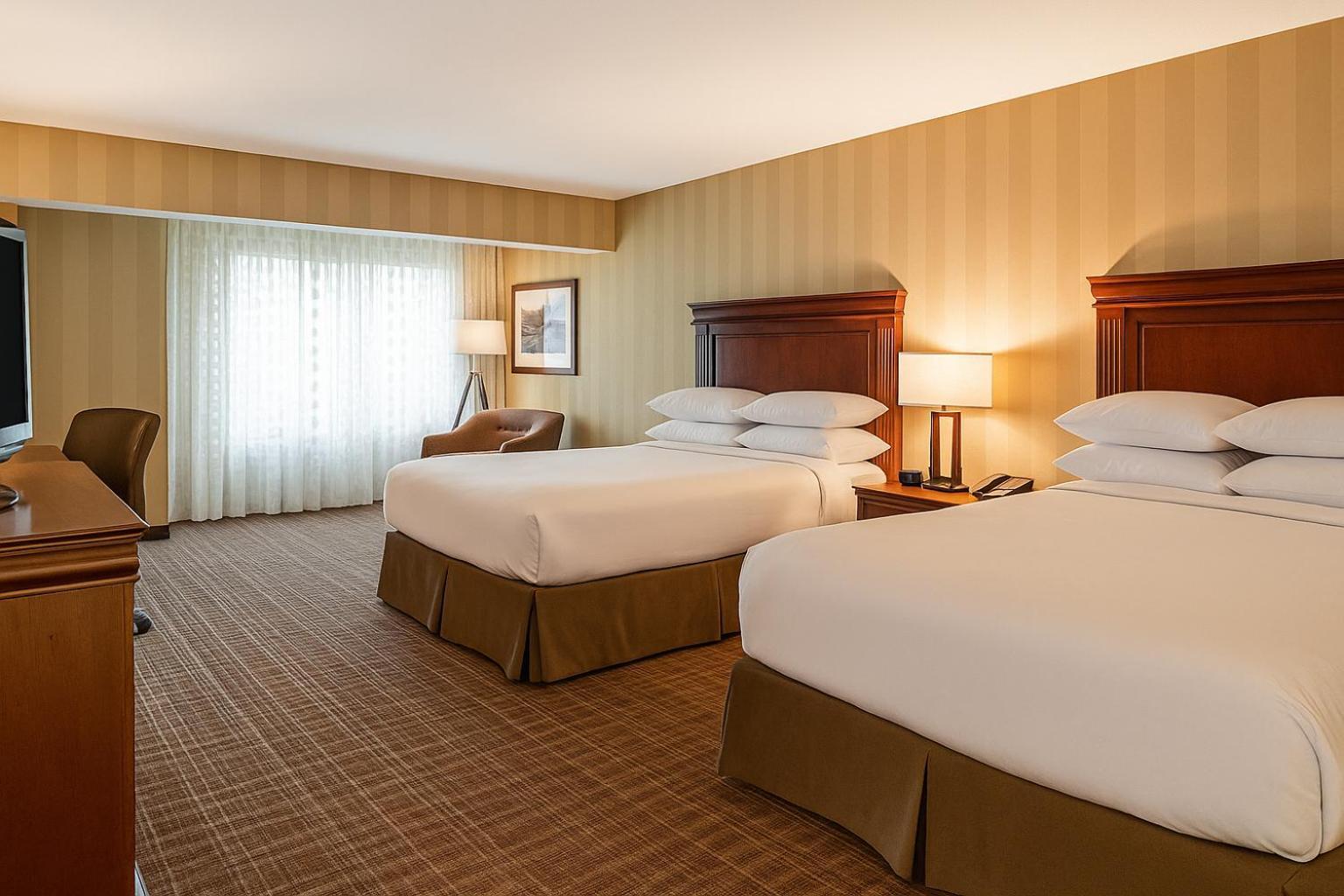 Queen Room Two Queen Beds Partial City View Floors 3-4