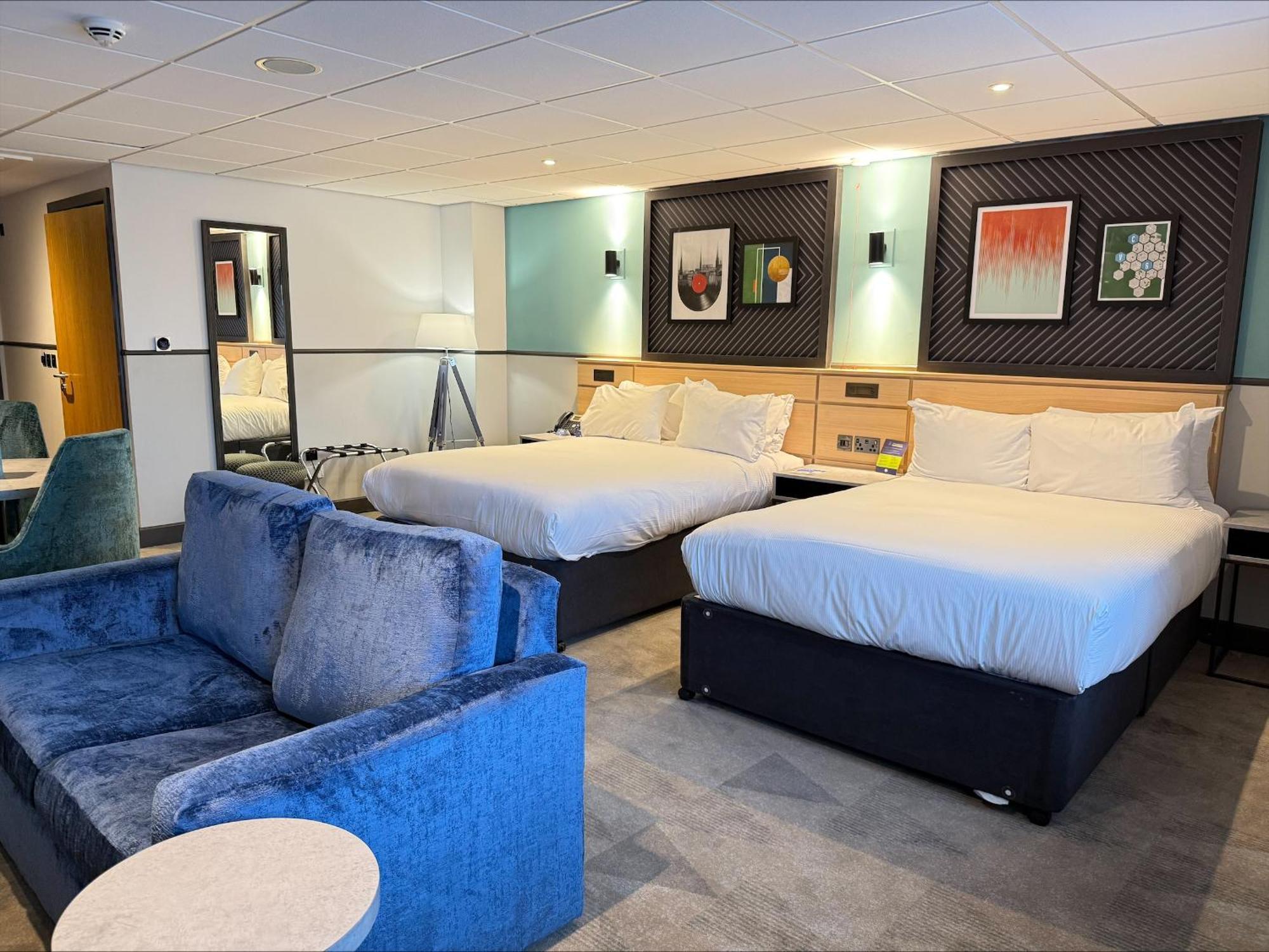 Deluxe Double Room Two Double Beds Mobility Accessible