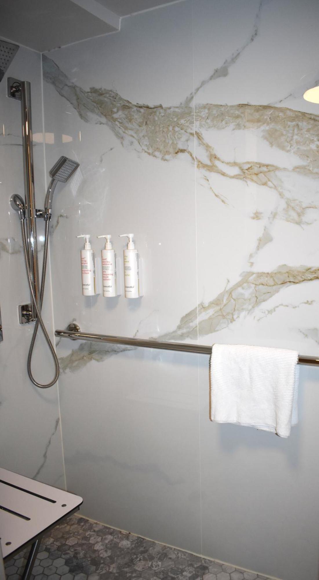 King Room Roll Shower Mobility Hearing Accessible