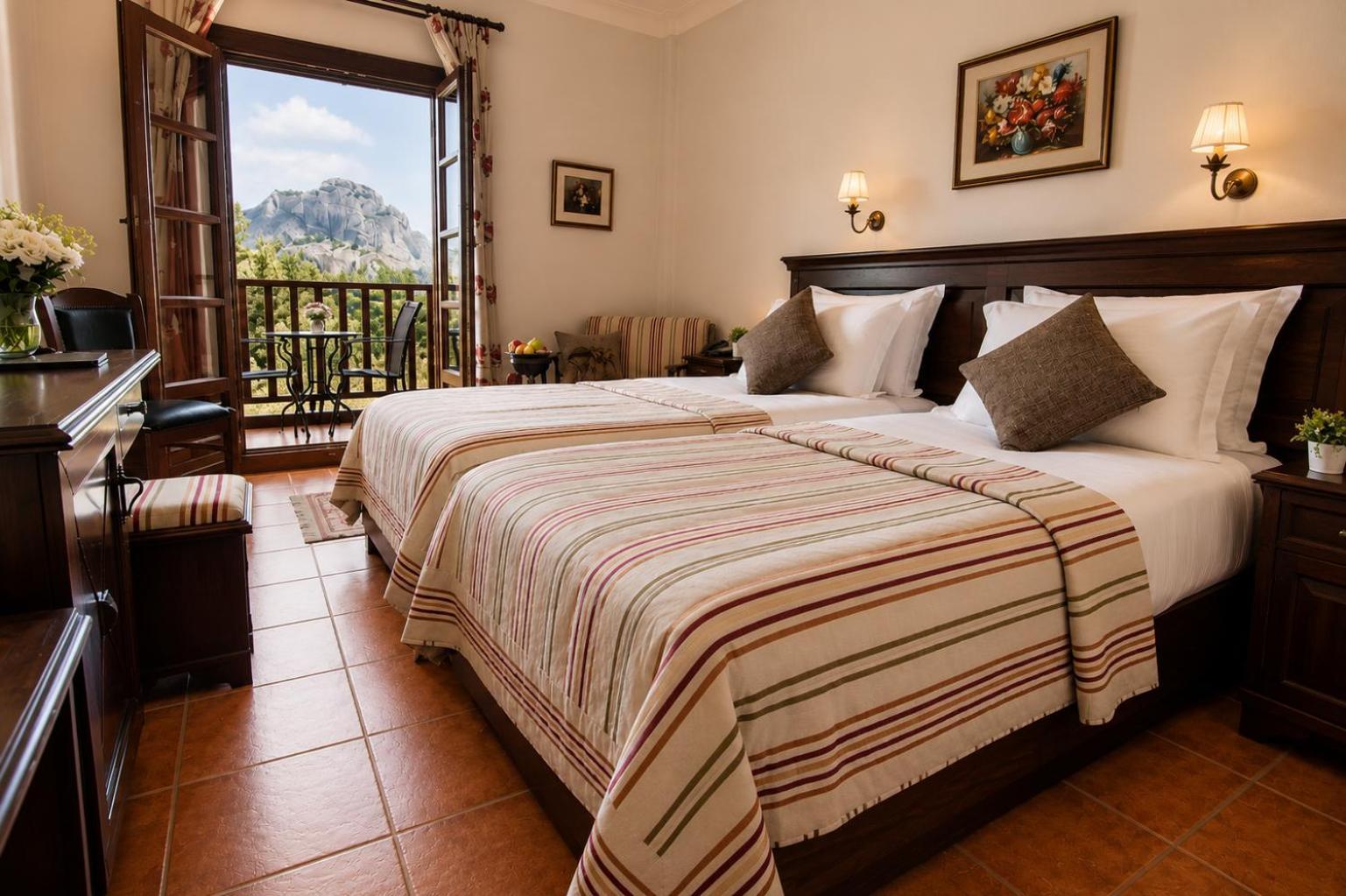Double or Twin Room Panoramic Meteora View