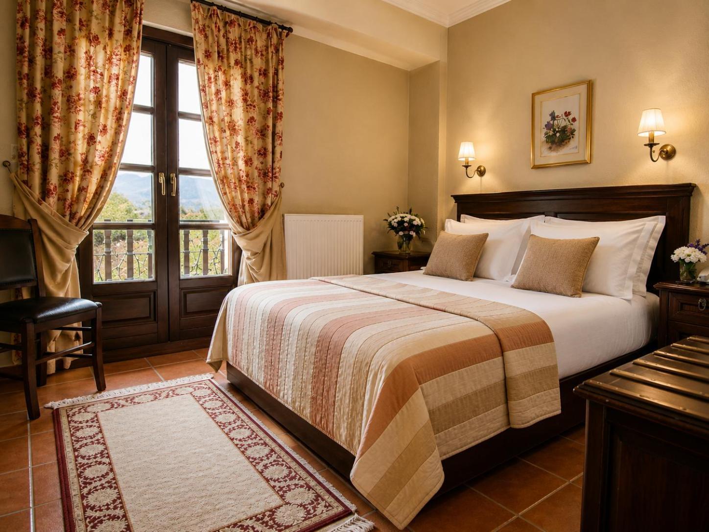Double or Twin room Mountain Partial Meteora view