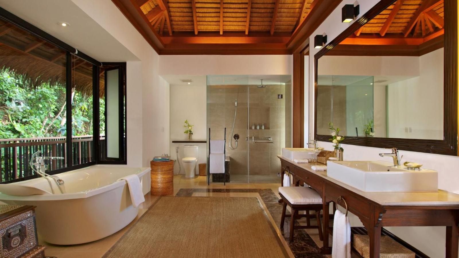 2 Single Beds Beach Villa Ocean View