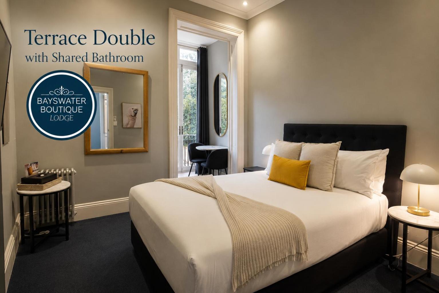 Superior Double Studio Terrace with Shared Bathroom