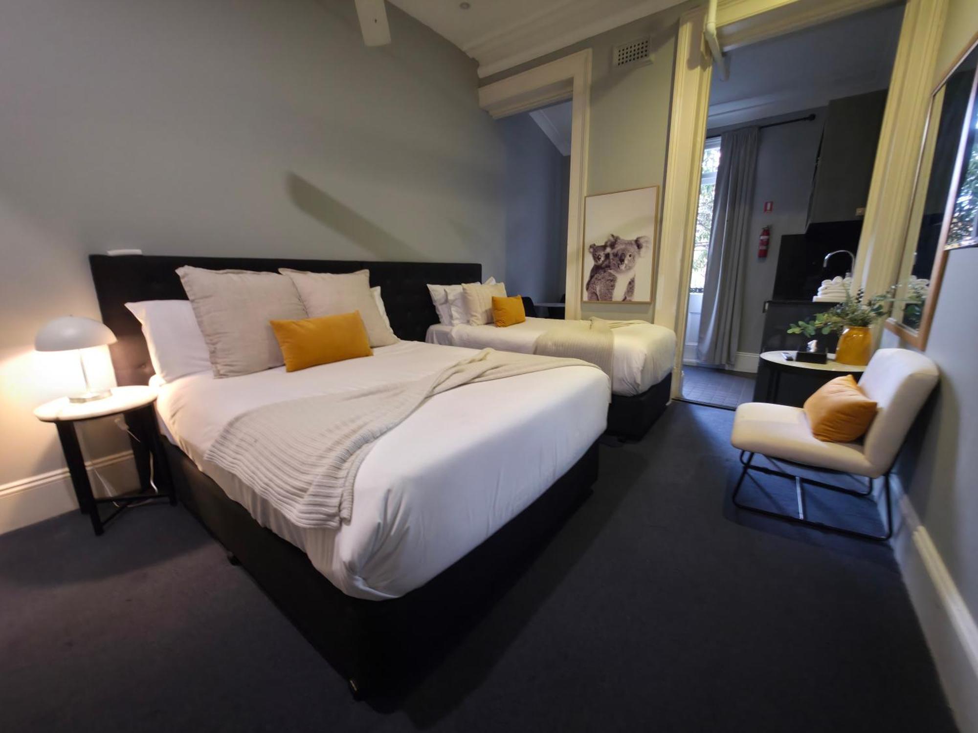 Large Terrace Room Double bed Single bed