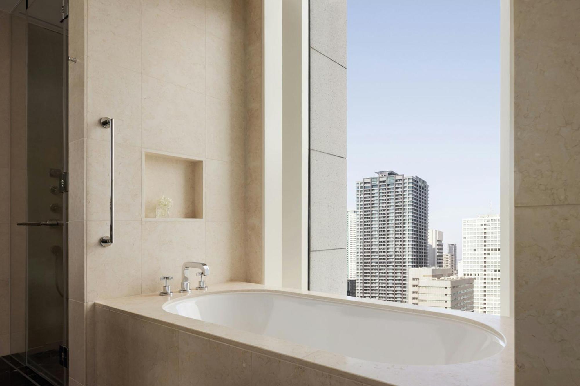 Large Grand Deluxe Room Two Double Beds City View